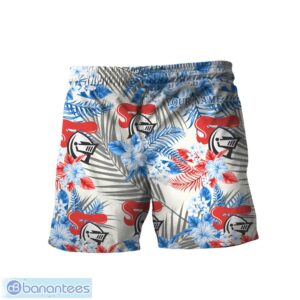 Newcastle Knights NRL Combo Hawaiian Shirt And Shorts Personalized Gift Tropical Flower For Fans Product Photo 3