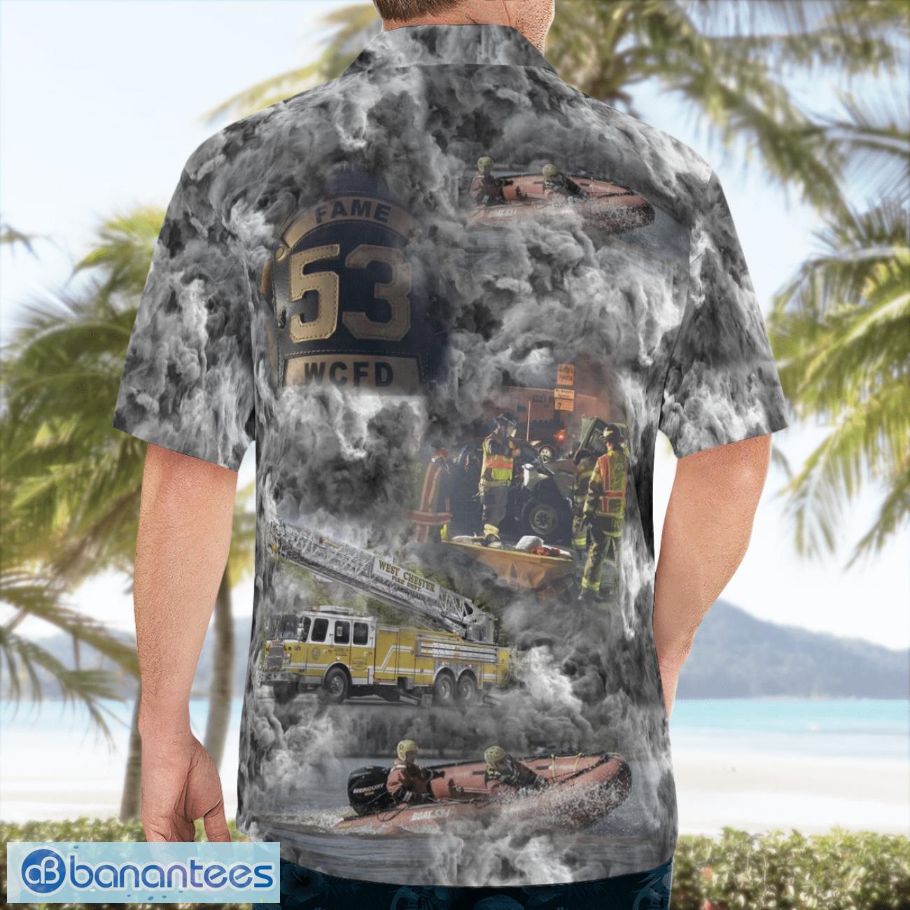 fame fire co no 3 collage beach hawaiian shirt gift for summer holiday 1 image Fame Fire Co. No. 3 Collage Beach Hawaiian Shirt Gift For Summer Holiday Product Photo 2