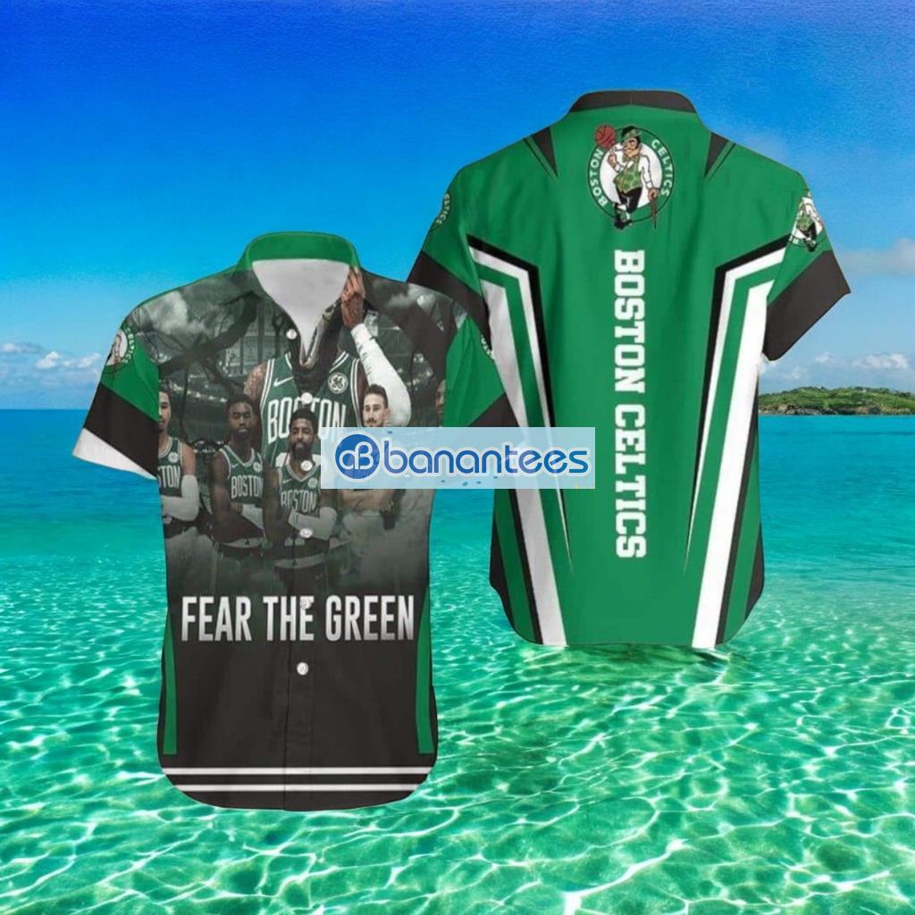 fear the green boston celtics national basketball association hawaiian shirt image Fear The Green Boston Celtics National Basketball Association Hawaiian Shirt Product Photo 1