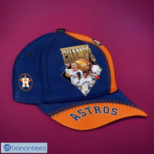 MLB Houston Astros Logo Design Champs Orange Midnight Cap Gift For Fans 3D Cap Product Photo 2
