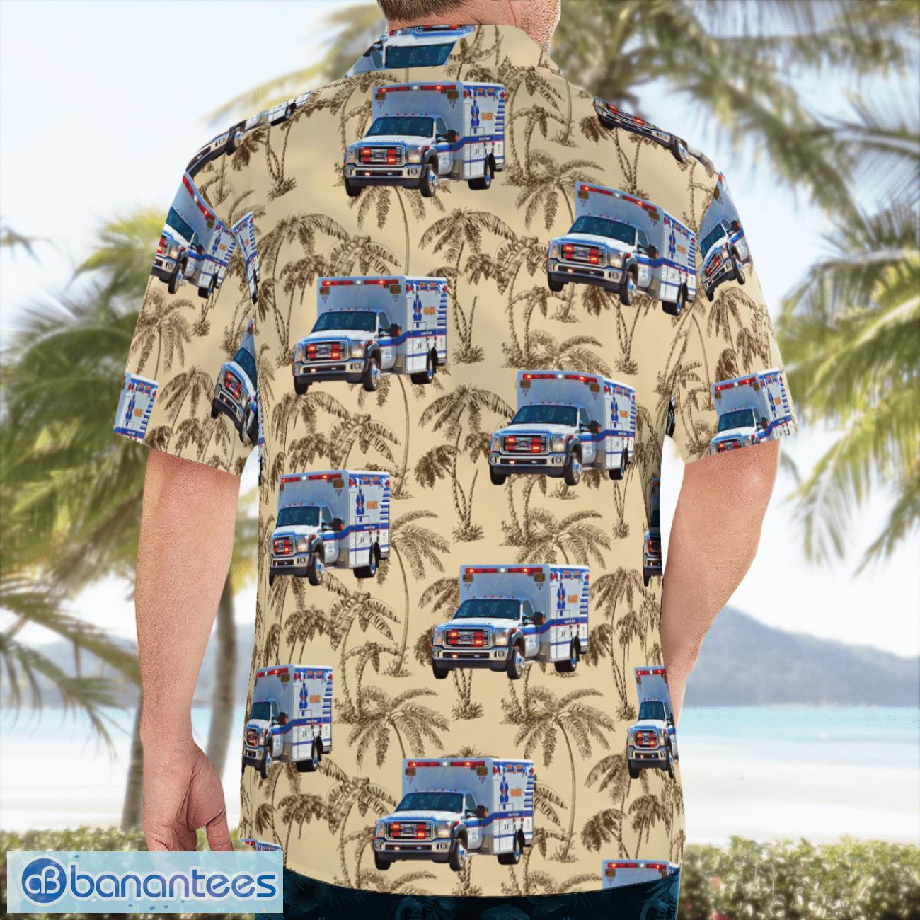 florida collier county ems hawaiian shirt men women beach shirt 1 image Florida, Collier County EMS Hawaiian Shirt Men Women Beach Shirt Product Photo 2