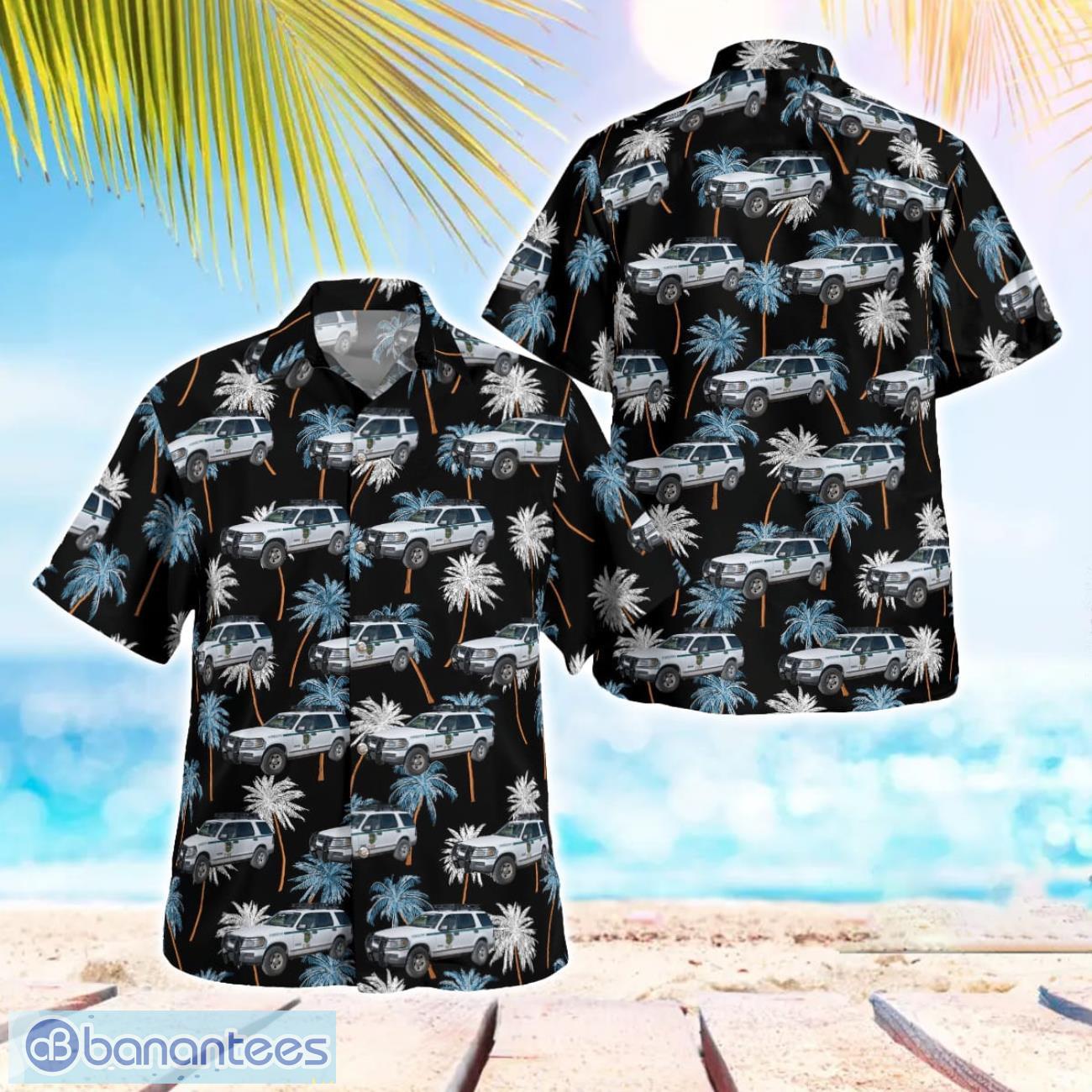 florida forest service ford explorer aloha hawaiian shirt image Florida Forest Service Ford Explorer Aloha Hawaiian Shirt Product Photo 1