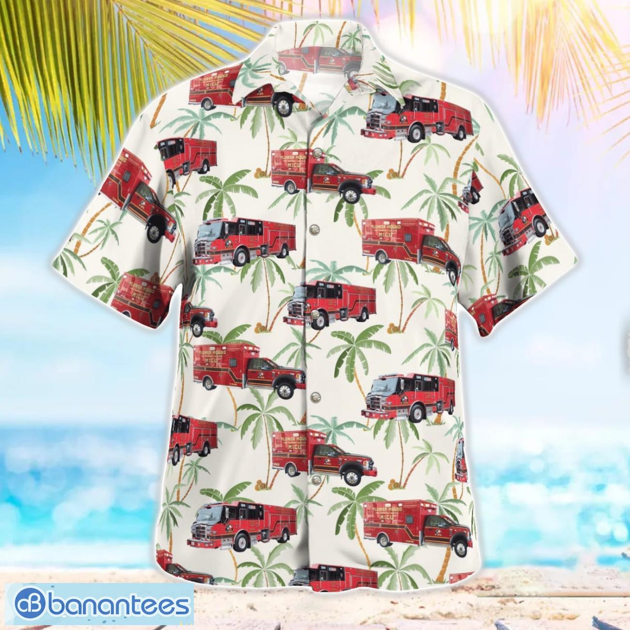 flower mound texas flower mound fire department hawaiian shirt men women beach shirt 2 image Flower Mound, Texas, Flower Mound Fire Department Hawaiian Shirt Men Women Beach Shirt Product Photo 3