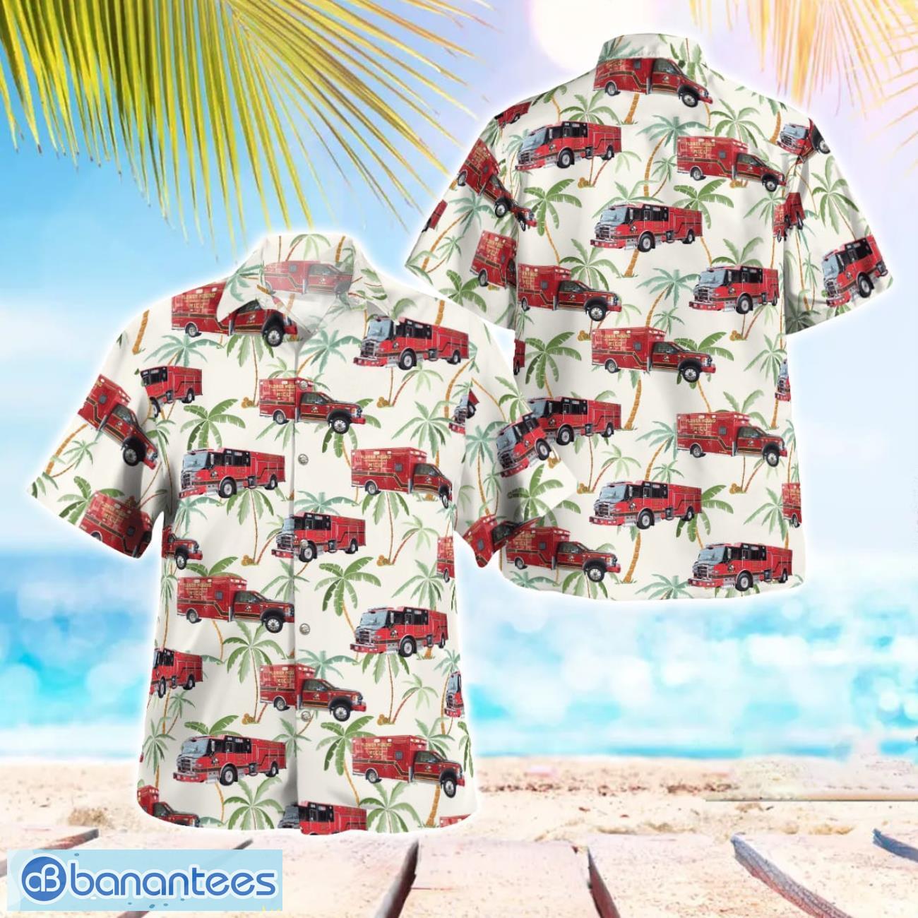 flower mound texas flower mound fire department hawaiian shirt men women beach shirt image Flower Mound, Texas, Flower Mound Fire Department Hawaiian Shirt Men Women Beach Shirt Product Photo 1