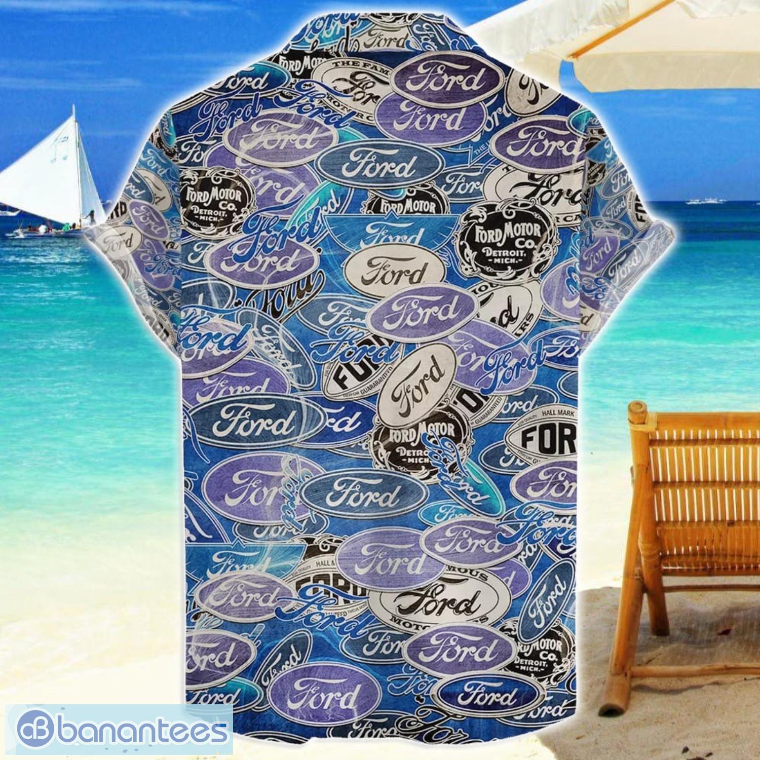 ford aop truck logo hawaiian shirt summer gift for men and women 1 image Ford AOP Truck Logo Hawaiian Shirt Summer Gift For Men And Women Product Photo 2