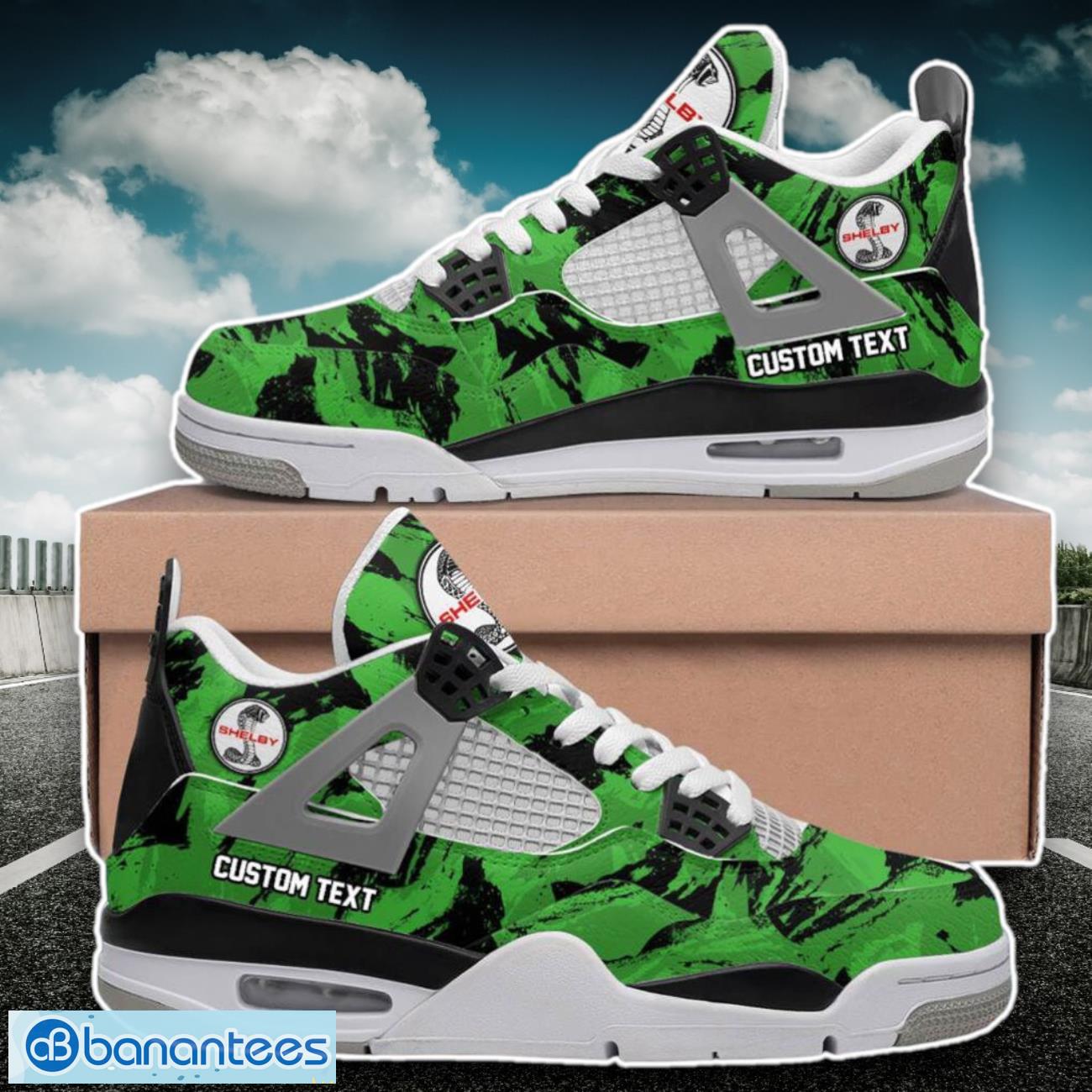 ford shelby cobra mixing colors custom name air jordan 4 dynamic design for men women image Ford Shelby Cobra Mixing Colors Custom Name Air Jordan 4 Dynamic Design For Men Women Product Photo 1