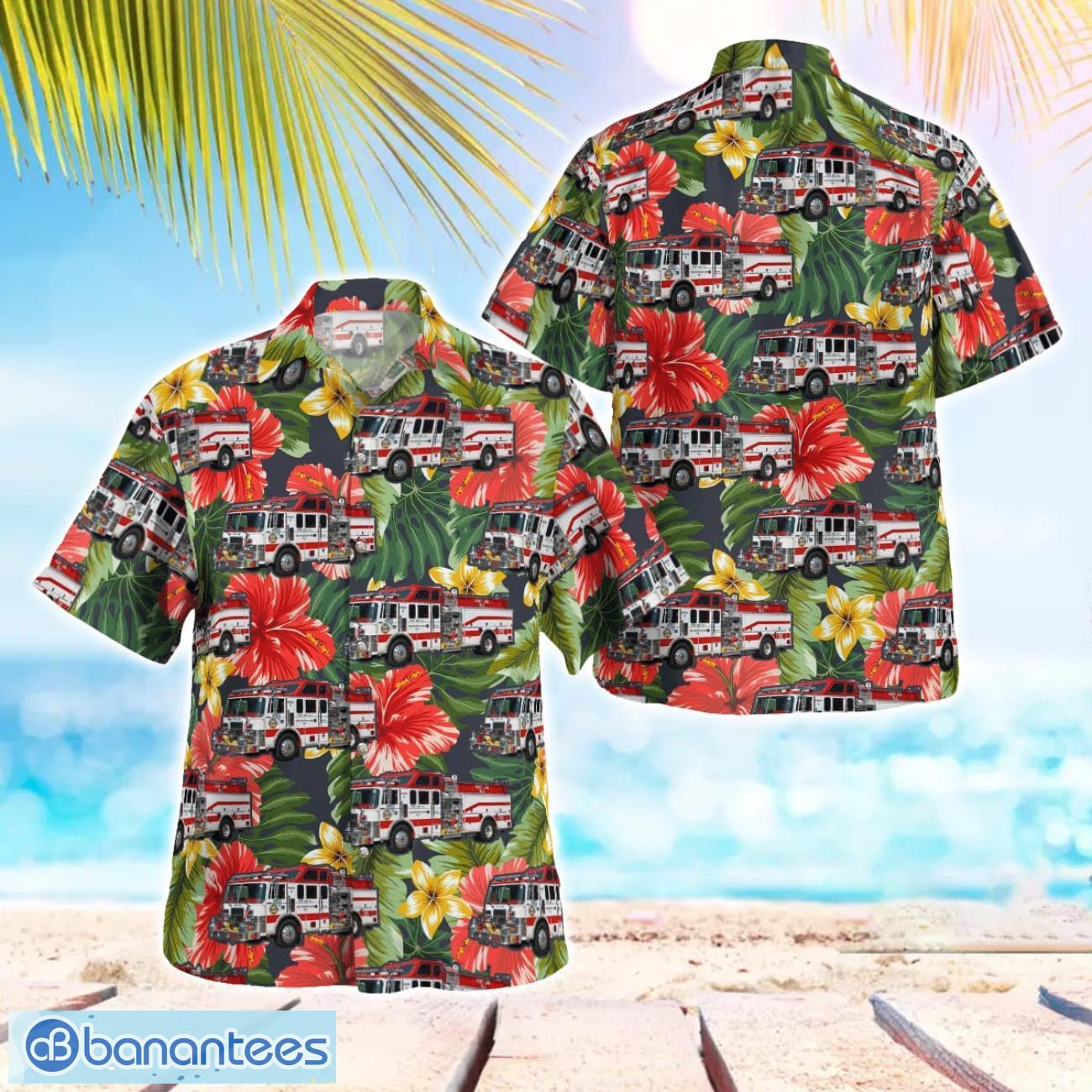 fort lee volunteer fire department hawaiian shirt beach summer shirt image Fort Lee Volunteer Fire Department Hawaiian Shirt Beach Summer Shirt Product Photo 1