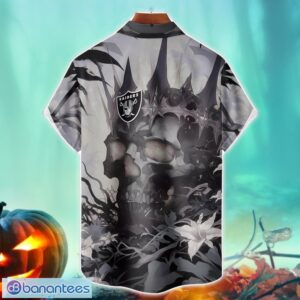 Las Vegas Raiders NFL Skull Halloween Hawaiian Shirt Special Gift For Fans Product Photo 2