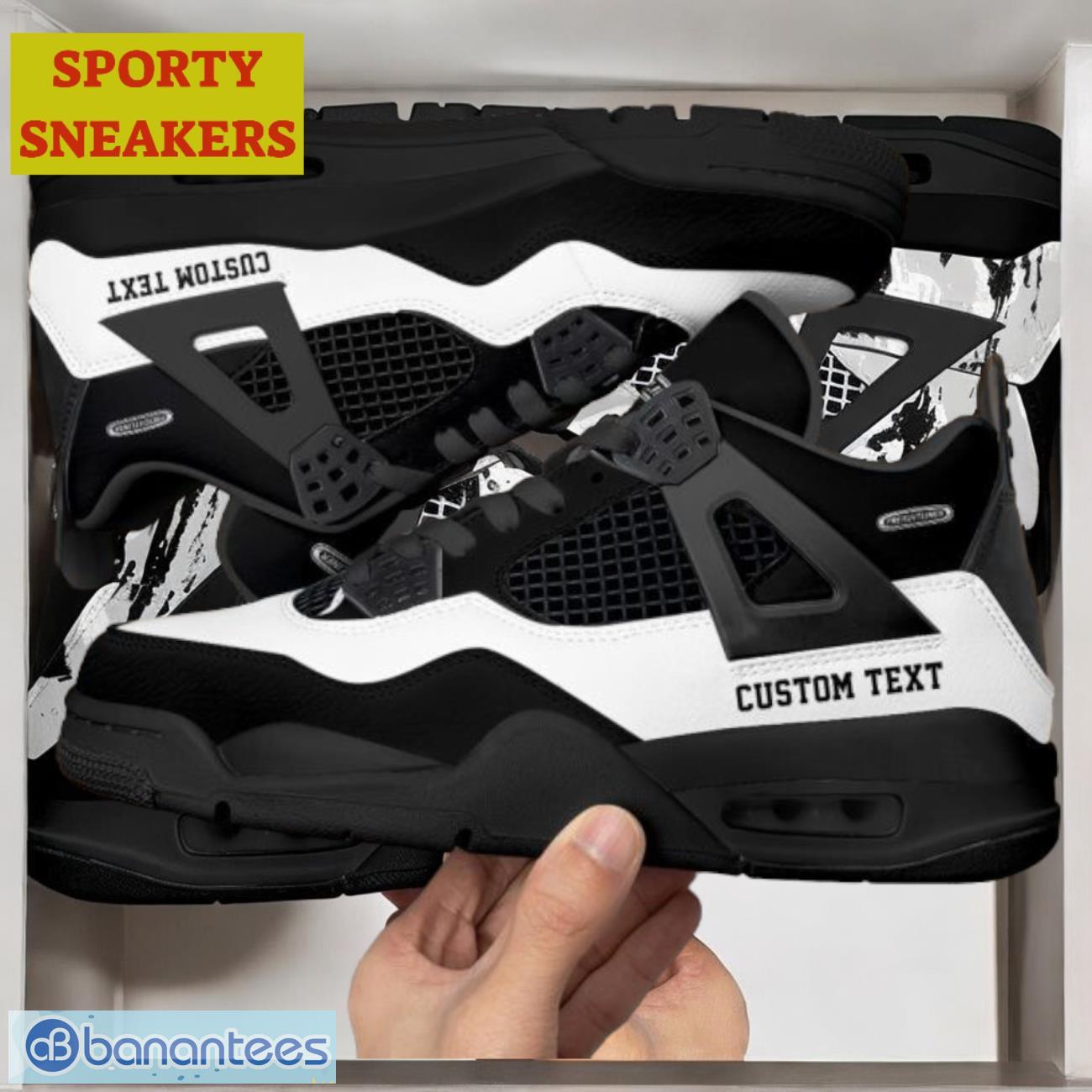 freightliner group logo colors waves custom name air jordan 4 dynamic design for men women 1 image Freightliner Group Logo Colors Waves Custom Name Air Jordan 4 Dynamic Design For Men Women Product Photo 2