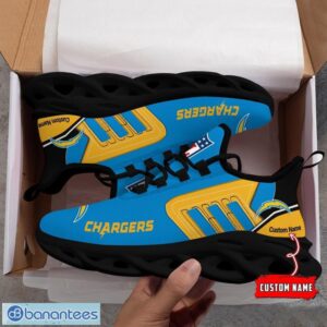Custom Name NFL San Diego Chargers Max Soul Shoes Personalized Running Sneakers Product Photo 7