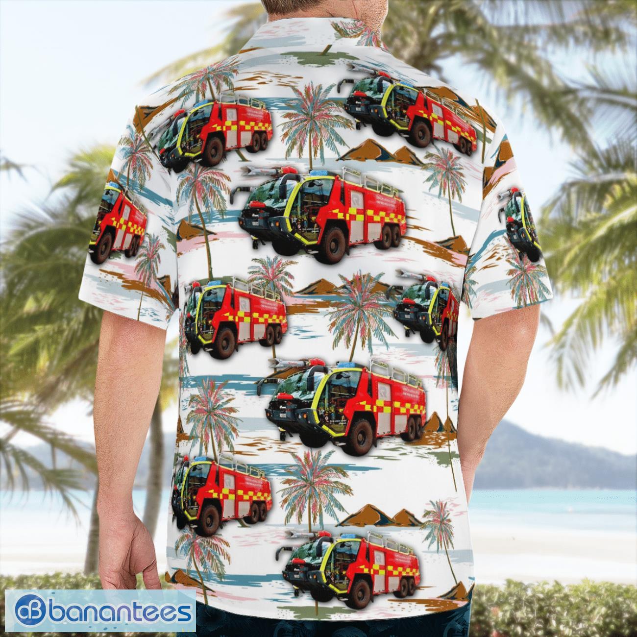 Gatwick Airport Crash Tender Beach Hawaiian Shirt Gift For Summer Holiday Gatwick Airport Crash Tender Beach Hawaiian Shirt Gift For Summer Holiday Product Photo 2