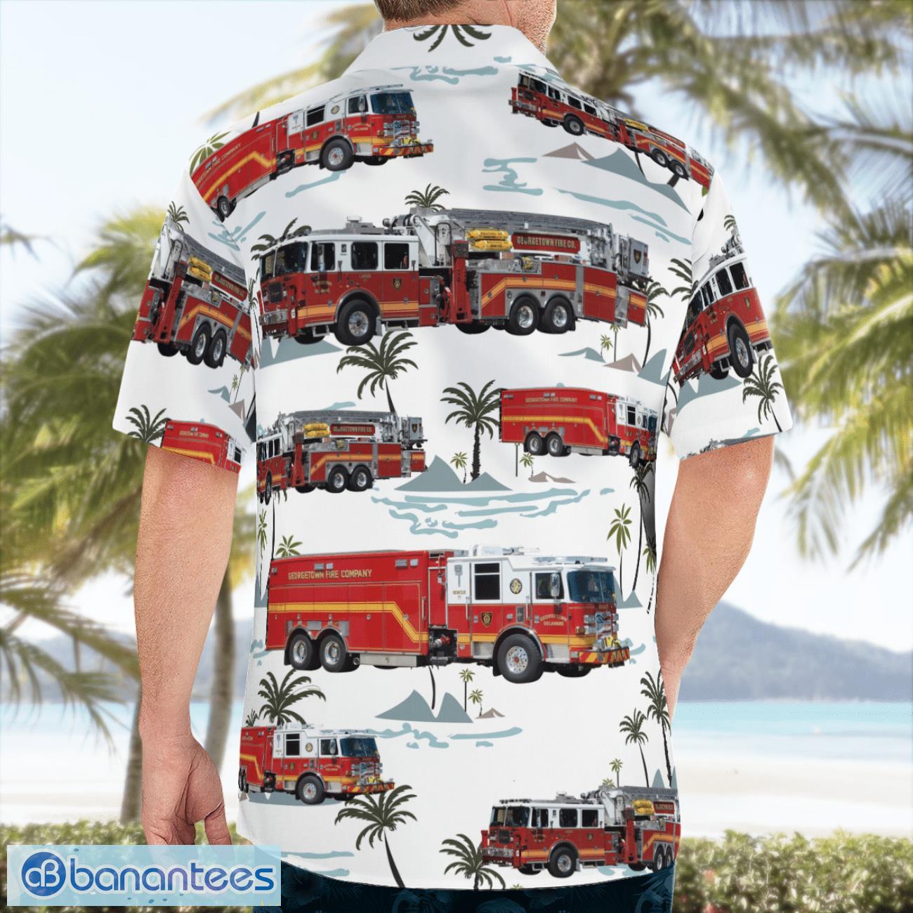 Georgetown Fire Company Hawaiian Shirt Beach Summer Shirt Georgetown Fire Company Hawaiian Shirt Beach Summer Shirt Product Photo 3