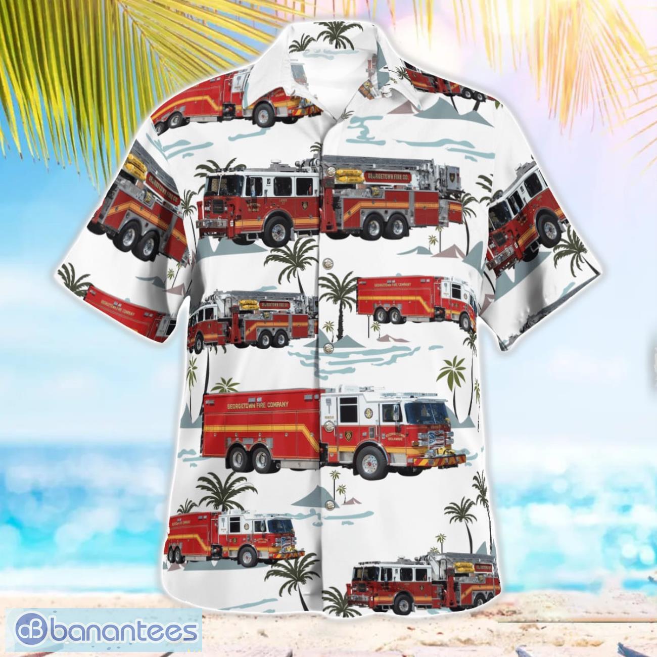 Georgetown Fire Company Hawaiian Shirt Beach Summer Shirt Georgetown Fire Company Hawaiian Shirt Beach Summer Shirt Product Photo 4