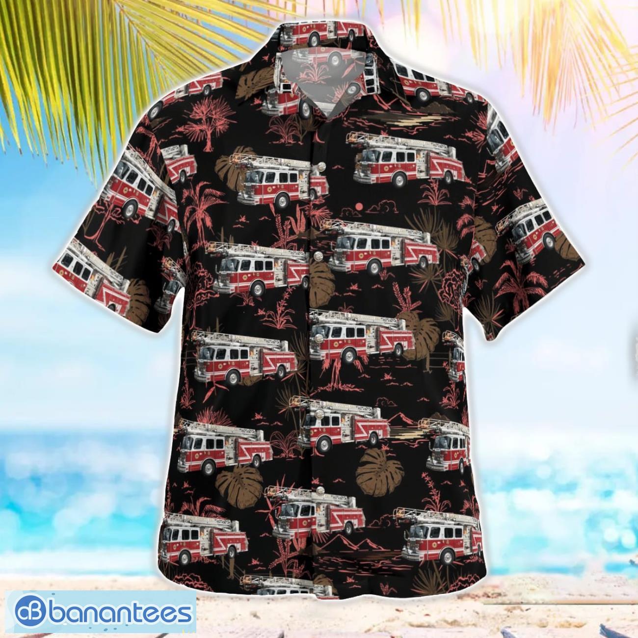 Georgia Rabun County Fire Services Hawaiian Shirt Beach Summer Shirt Georgia Rabun County Fire Services Hawaiian Shirt Beach Summer Shirt Product Photo 2