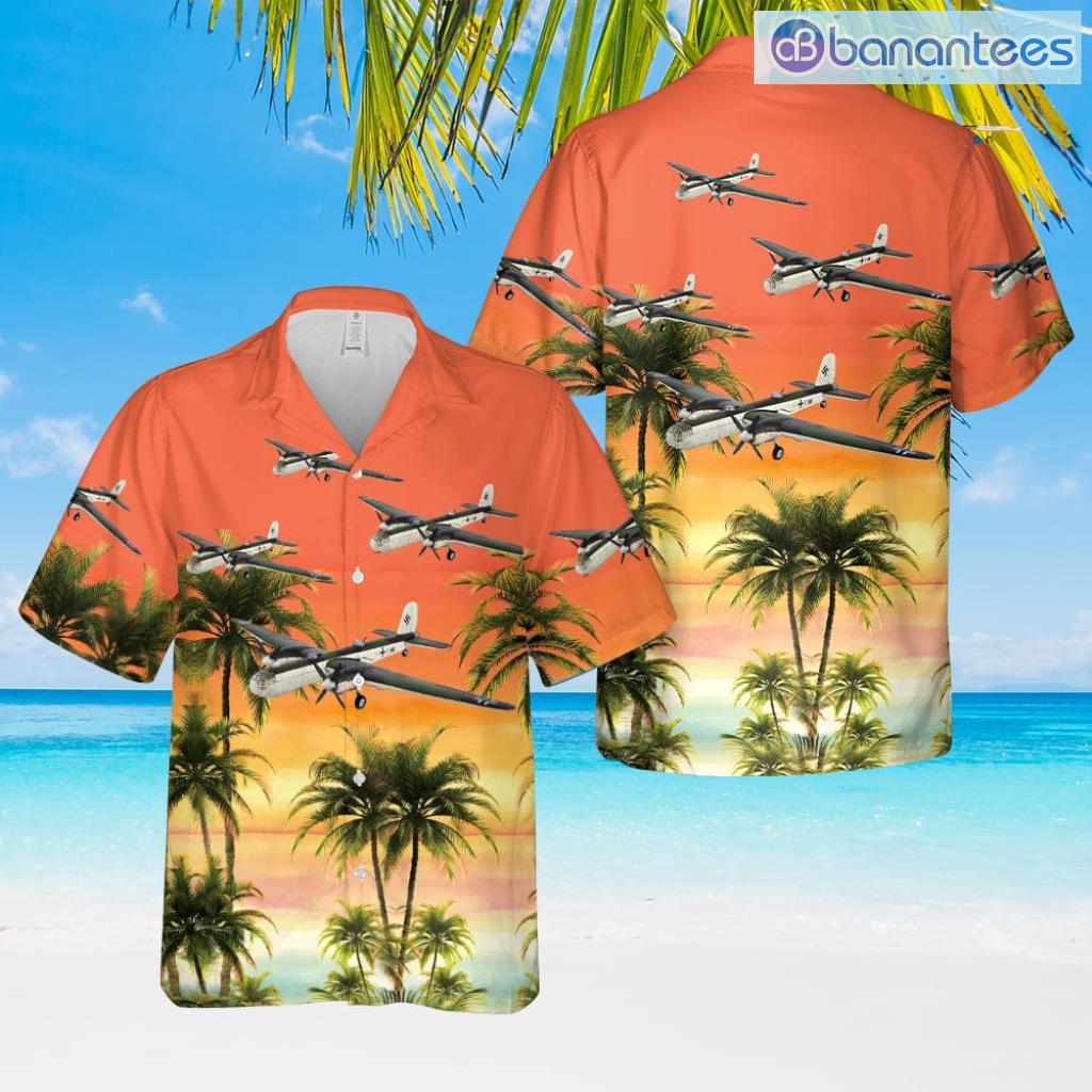german air force luftwaffe heinkel he 177 greif he 177 he177 griffin german bomber hawaiian shirt image German Air Force Luftwaffe Heinkel He 177 Greif (He-177, He177 Griffin) German Bomber Hawaiian Shirt Product Photo 1