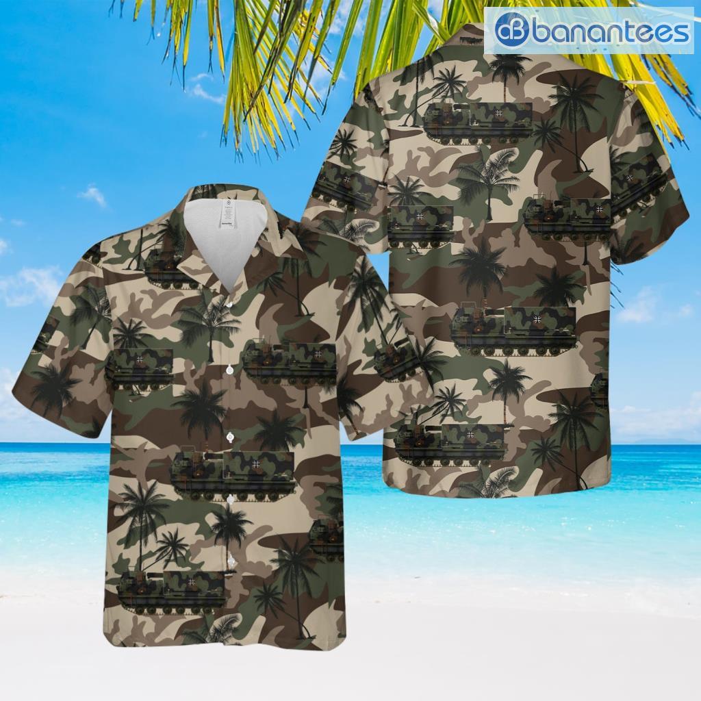 german army bundeswehr m270 mars hawaiian shirt summer fashion image German Army Bundeswehr M270 Mars Hawaiian Shirt Summer Fashion Product Photo 1