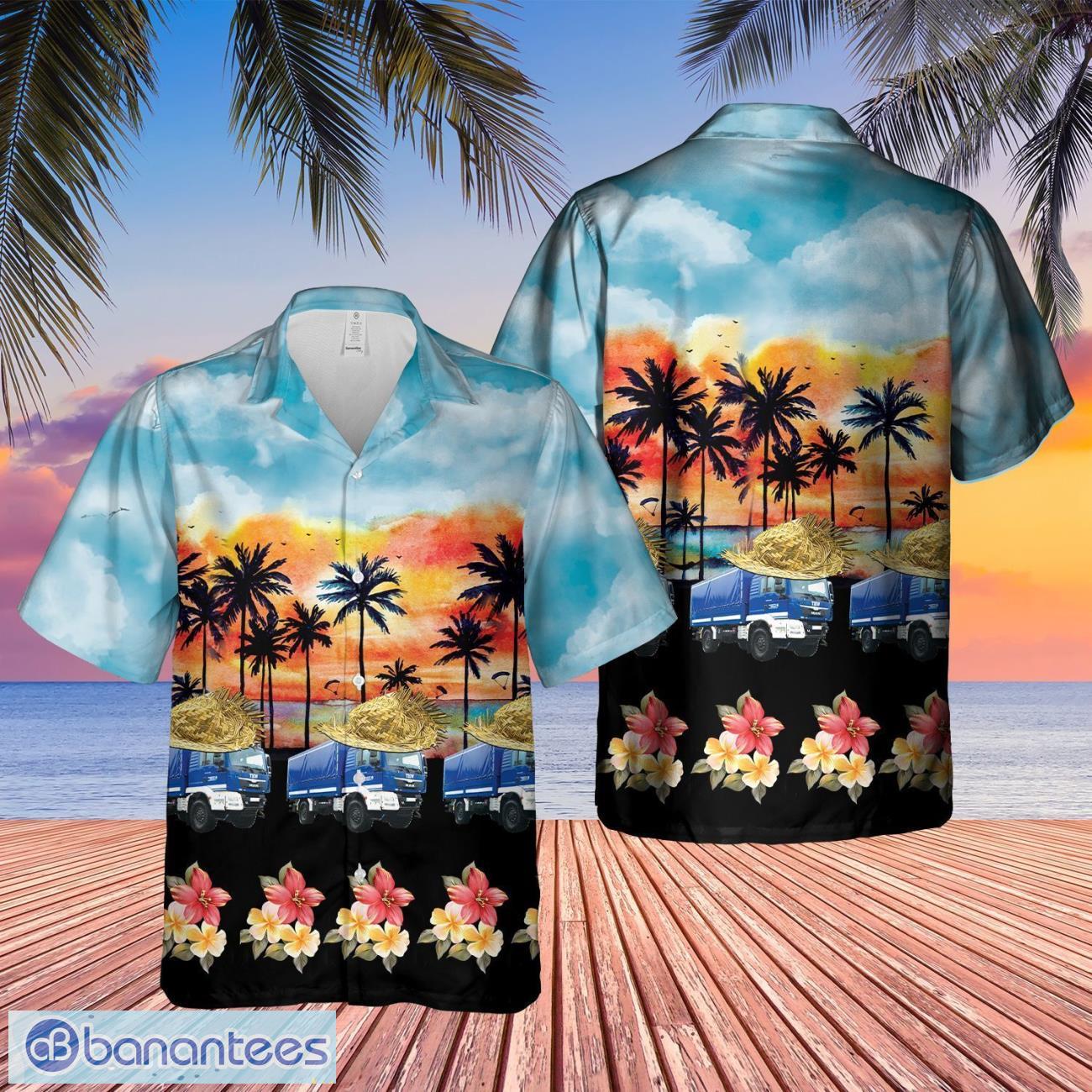 german technical aid truck thw hawaiian shirt gift for summer vacation image German Technical Aid Truck THW Hawaiian Shirt Gift For Summer Vacation Product Photo 1