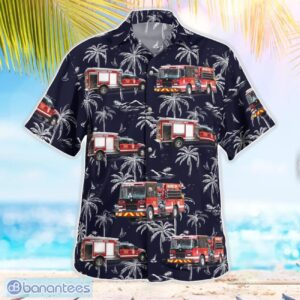 Vincennes Township Fire Department 3D Summer Aloha Hawaiian Shirt Product Photo 3