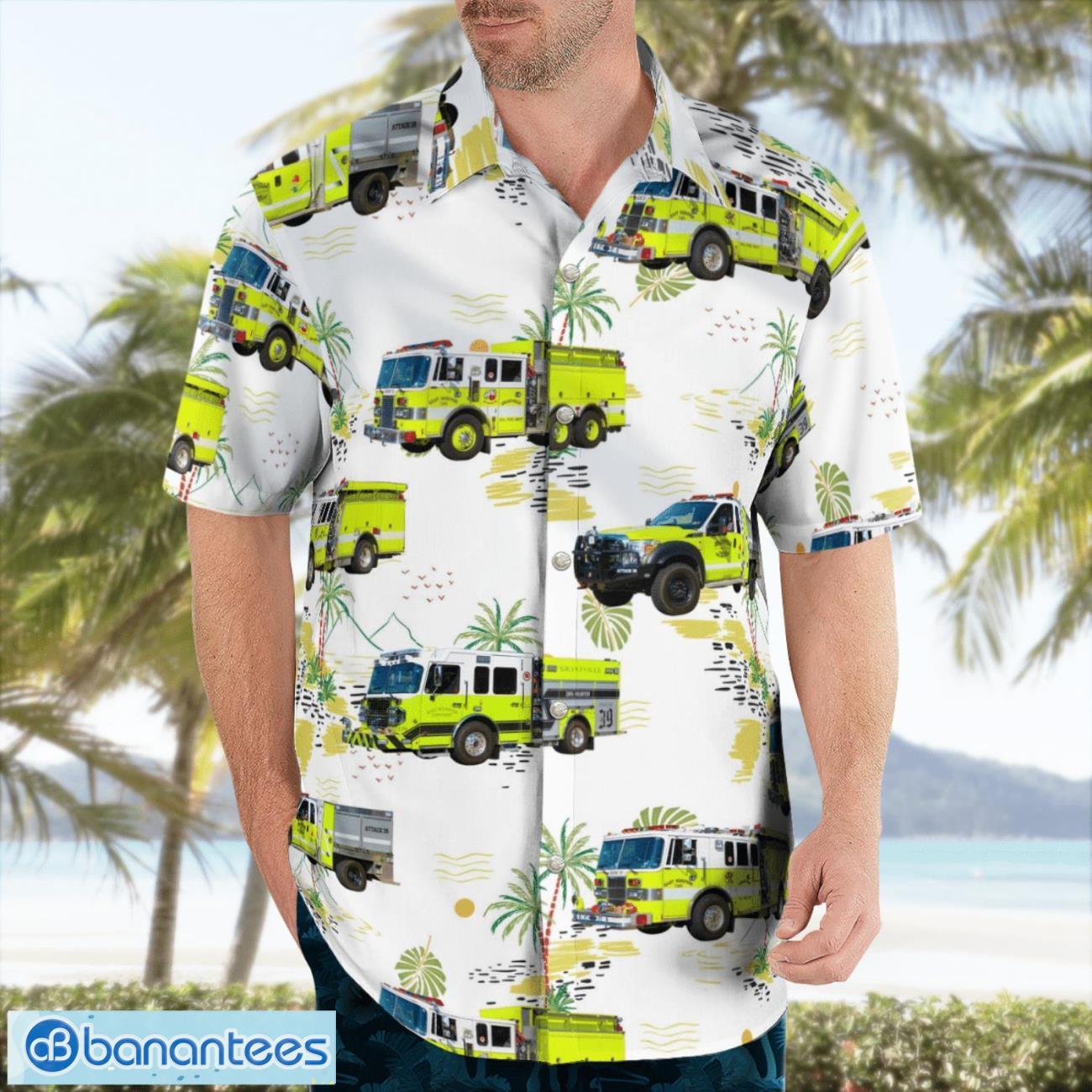 grantville pennsylvania grantville volunteer fire company summer hawaiian shirt for men women 2 image Grantville, Pennsylvania, Grantville Volunteer Fire Company Summer Hawaiian Shirt For Men Women Product Photo 3