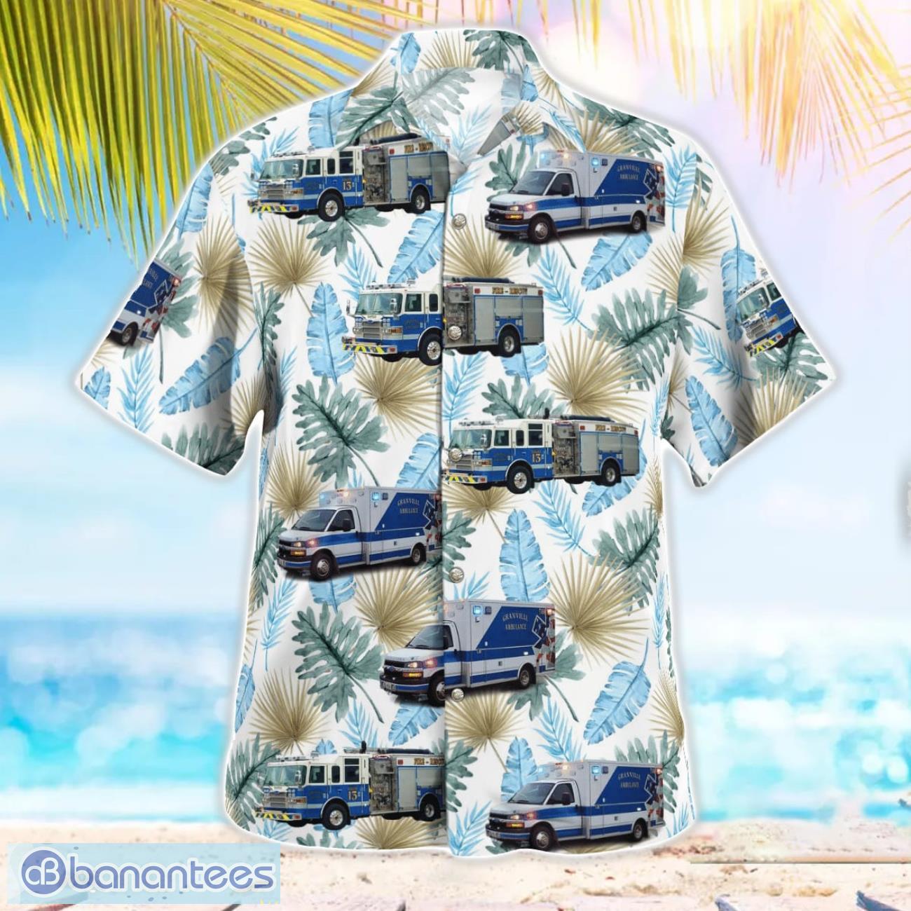 Granville Fire and EMS Beach Hawaiian Shirt Gift For Summer Holiday Granville Fire and EMS Beach Hawaiian Shirt Gift For Summer Holiday Product Photo 3