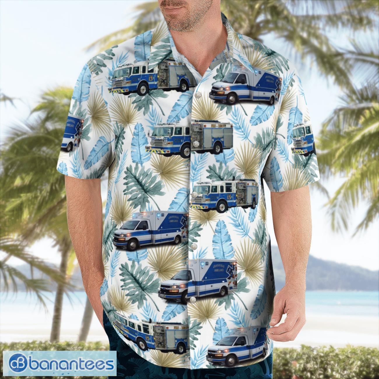 Granville Fire and EMS Beach Hawaiian Shirt Gift For Summer Holiday Granville Fire and EMS Beach Hawaiian Shirt Gift For Summer Holiday Product Photo 4