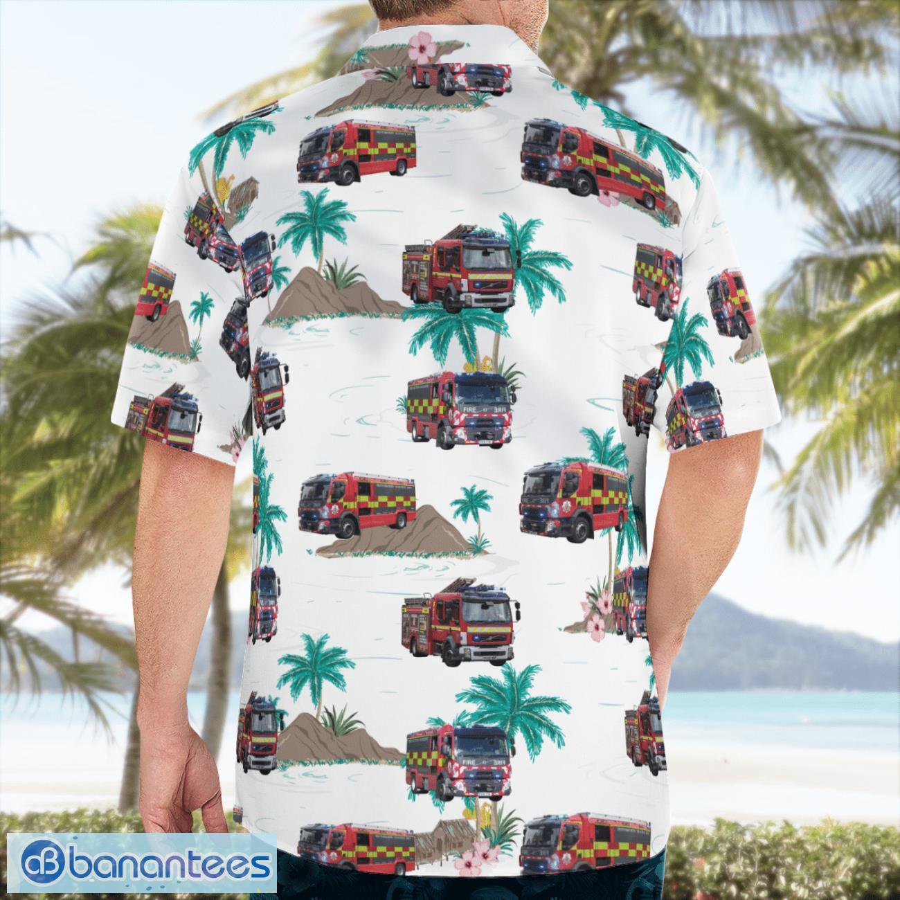 Greater Manchester Fire and Rescue Service Hawaiian Shirt Beach Summer Shirt Greater Manchester Fire and Rescue Service Hawaiian Shirt Beach Summer Shirt Product Photo 4