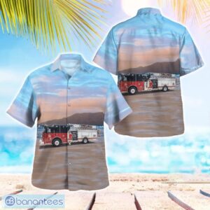 Florida, Niceville Fire Department Aloha Hawaiian Shirt Product Photo 1