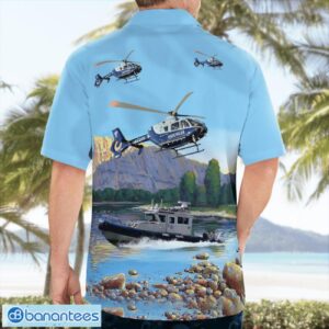 Massachusetts State Police Marine Unit And EC135T2+ Summer Hawaiian Shirt For Men Women Product Photo 2