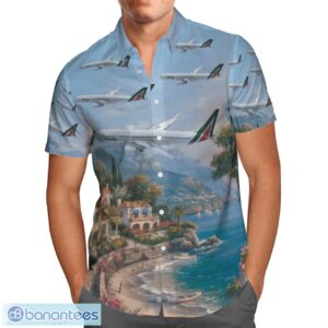 Alitalia Airbus A330-200 Hawaiian Shirt Beach Summer Gift Product Photo 2