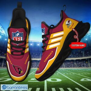 Custom Name NFL Arizona Cardinals Sneakers Sport Team Max Soul Shoes For Men Women Product Photo 5