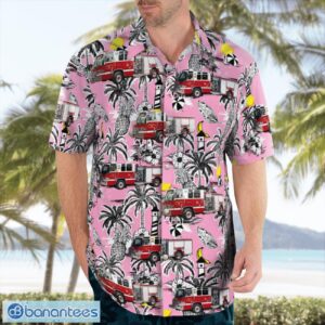 Oakland Fire Department, California Hawaiian Shirt Button Summer Shirt Product Photo 4