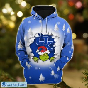 Kentucky Wildcats Grinch 3D T-Shirt Hoodie Sweatshirt Gift For Christmas Product Photo 3