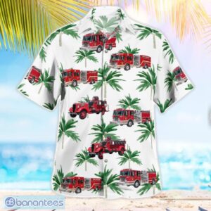 Warren County, New York, Warrensburg Fire Department Aloha Hawaiian Shirt Product Photo 3