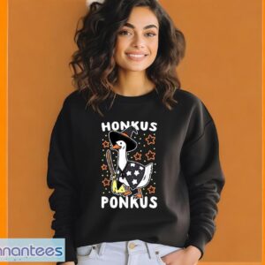 Halloween Witch Goose Sweatshirt, Honkus Ponkus Shirt, Halloween Shirt, Product Photo 2
