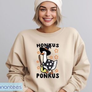 Halloween Witch Goose Sweatshirt, Honkus Ponkus Shirt, Halloween Shirt, Product Photo 1
