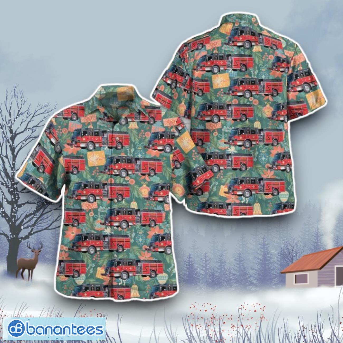 hardee county fire rescue christmas hawaiian shirt gift for all image Hardee County Fire Rescue Christmas Hawaiian Shirt Gift For All Product Photo 1