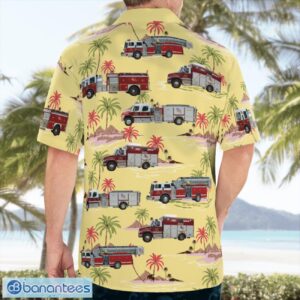 Pana, Illinois, Pana Fire & EMS Aloha Hawaiian Shirt Product Photo 2