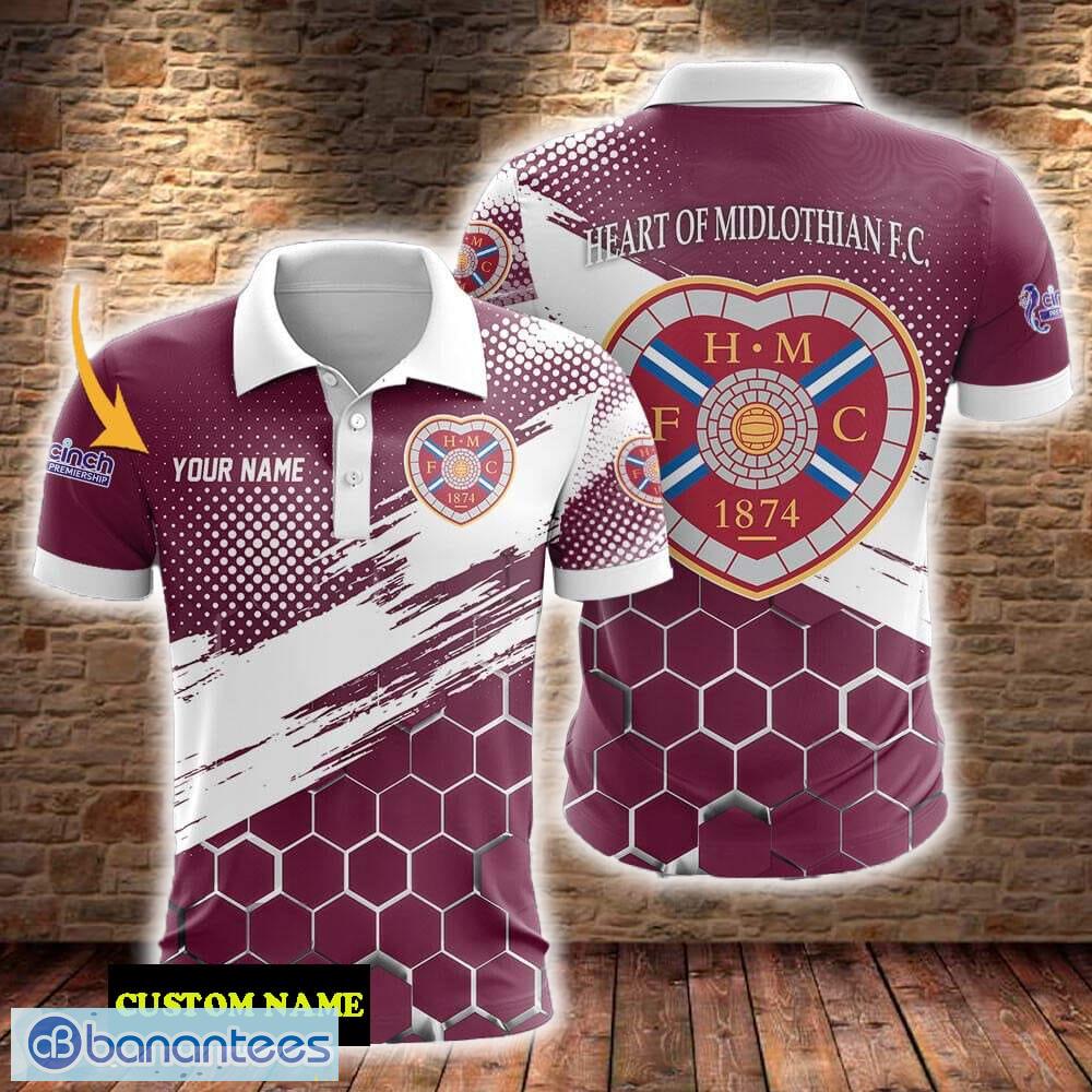 heart of midlothian fc 3d polo shirt new for fans custom name gift men women image Heart of Midlothian F.C. 3D Polo Shirt New For Fans Custom Name Gift Men Women - Heart of Midlothian F.C. 3D Polo Shirt New For Fans Custom Name Gift Men Women