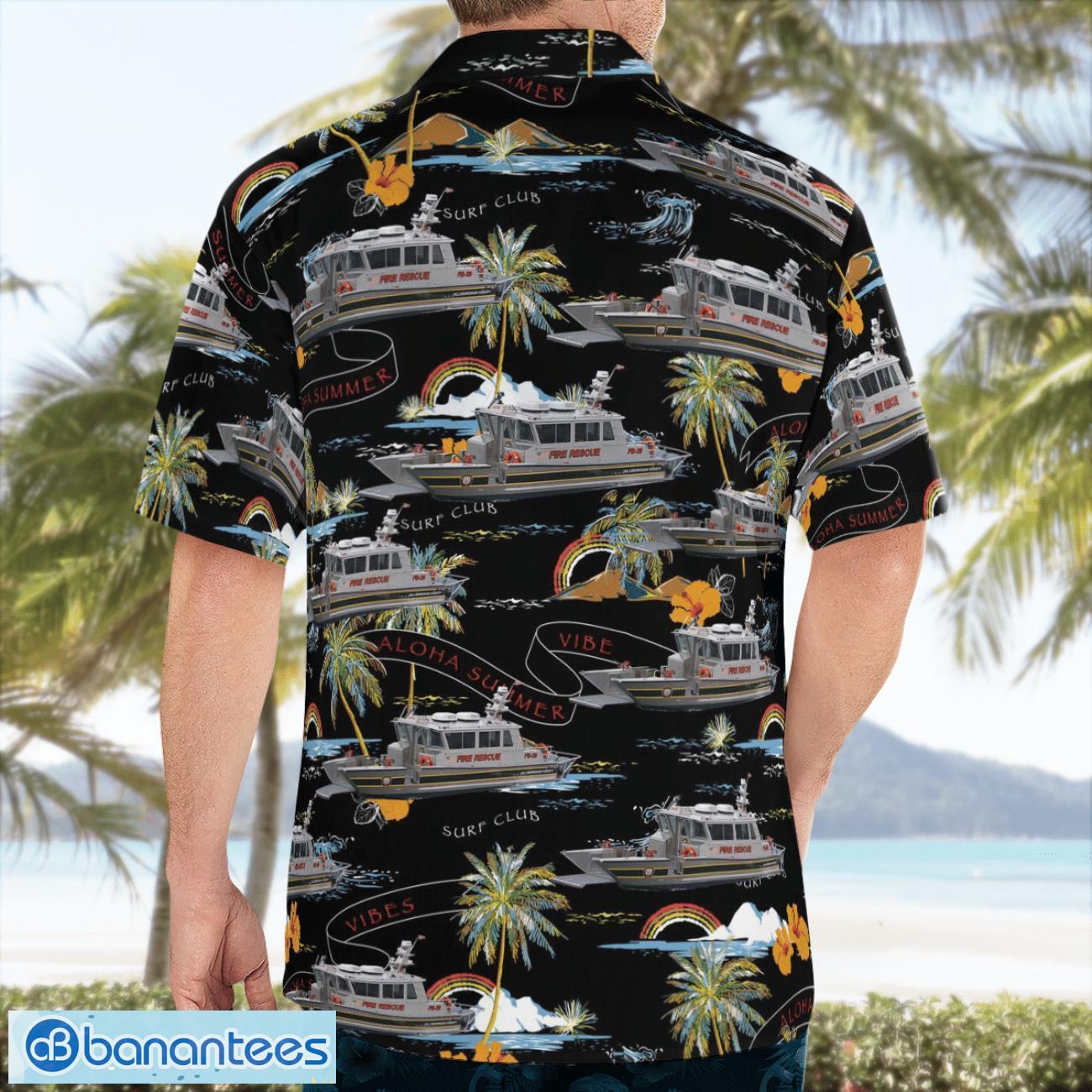 Hillsborough County Fire Rescue Hawaiian Shirt Beach Summer Shirt Hillsborough County Fire Rescue Hawaiian Shirt Beach Summer Shirt Product Photo 2