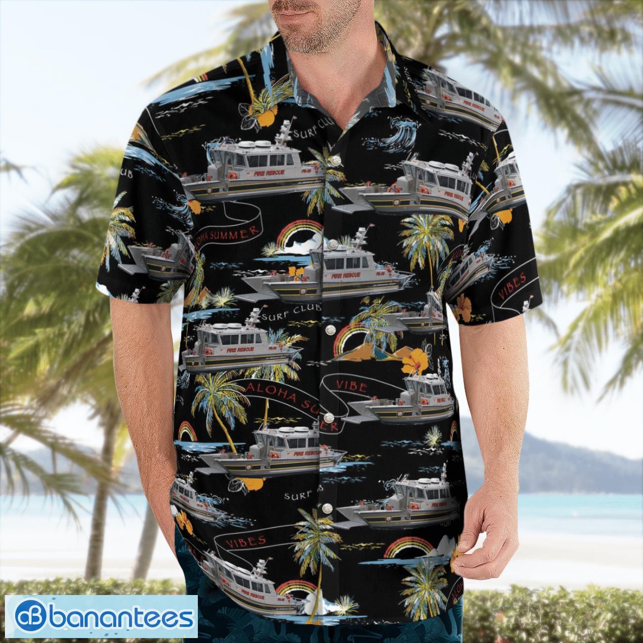 hillsborough county fire rescue hawaiian shirt beach summer shirt 2 image Hillsborough County Fire Rescue Hawaiian Shirt Beach Summer Shirt Product Photo 3