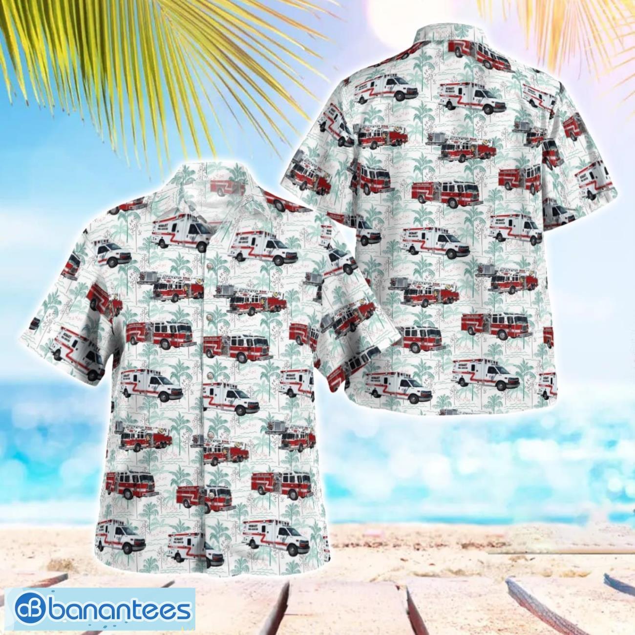 hobart lake county indiana hobart fire department summer hawaiian shirt for men women image Hobart, Lake County, Indiana, Hobart Fire Department Summer Hawaiian Shirt For Men Women Product Photo 1