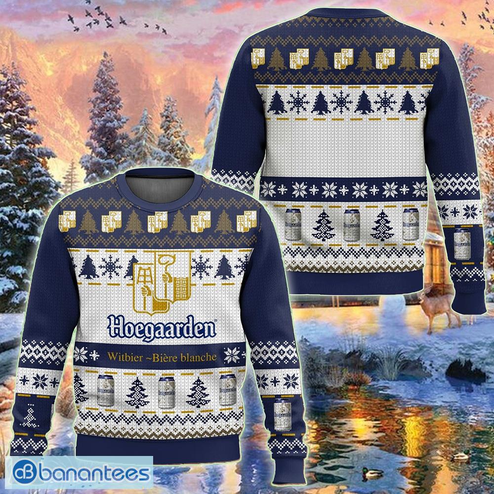 hoegaarden ugly xmas sweater gift holidays image Hoegaarden Ugly Xmas Sweater Gift Holidays - Hoegaarden Sweater Navy For Men And Women