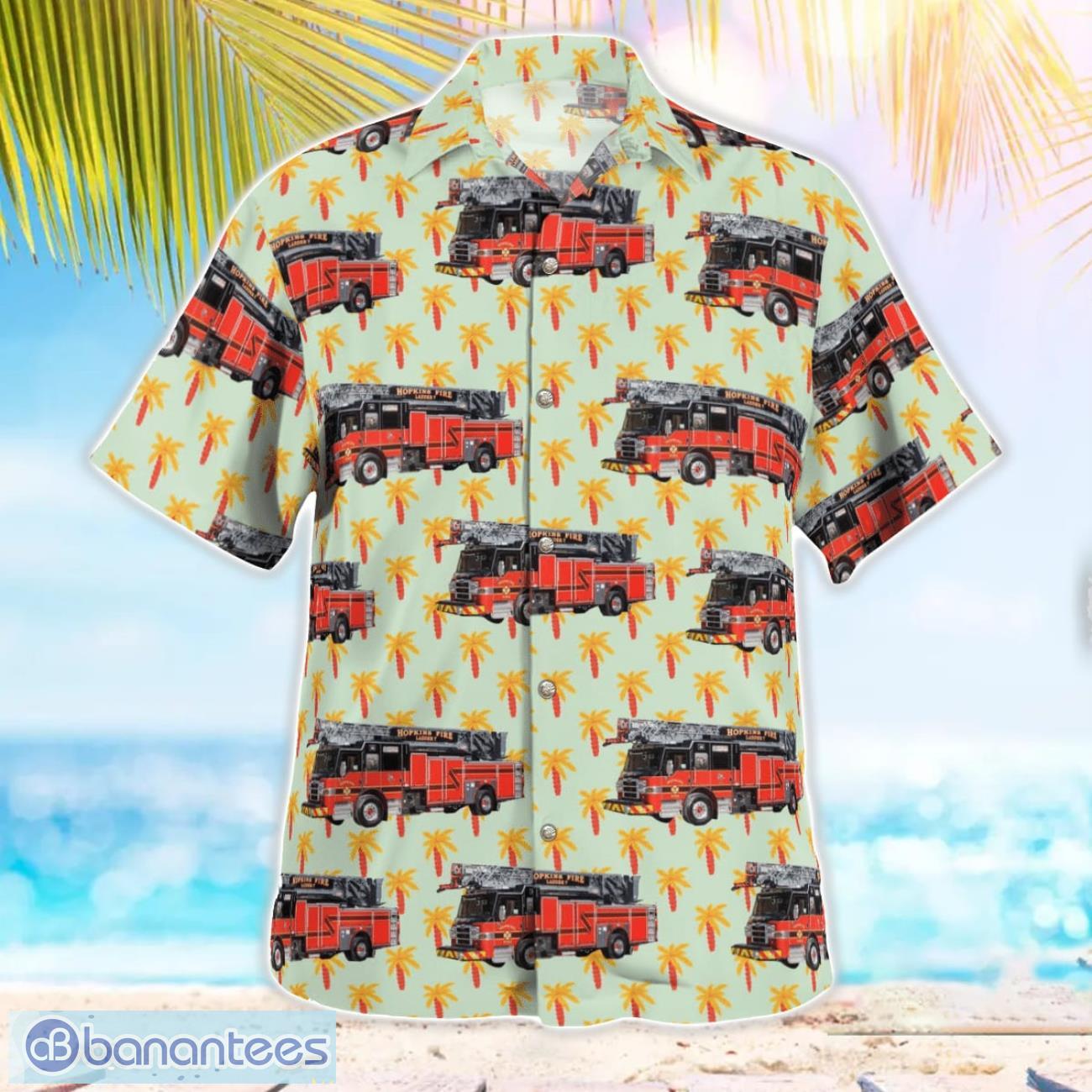 Hopkins Fire Department, Minnesota Hawaiian Shirt Gift For Summer Vacation Hopkins Fire Department, Minnesota Hawaiian Shirt Gift For Summer Vacation Product Photo 2