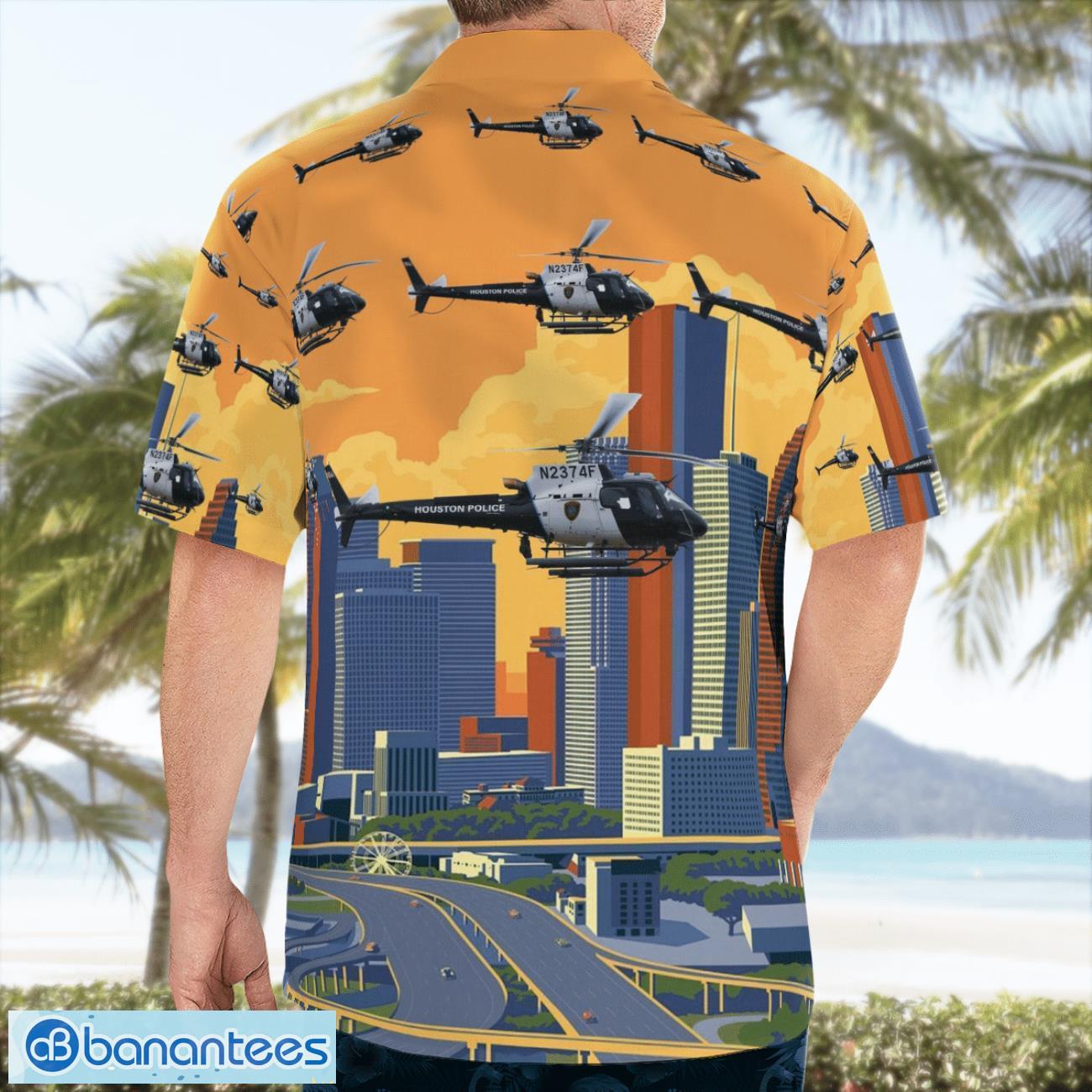 houston police department h125 helicopter hawaiian shirt men women beach shirt 1 image Houston Police Department H125 Helicopter Hawaiian Shirt Men Women Beach Shirt Product Photo 2