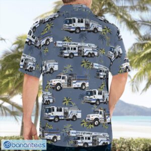 Kern County, California, Kern County Fire Department Hawaiian Shirt Button Summer Shirt Product Photo 4