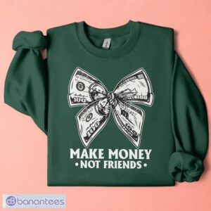 Vintage Coquette Money Shirt, Make Money Not Friends Tshirt,Coquette Bow T-Shirt Product Photo 1