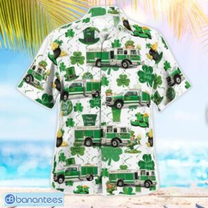 Point Pleasant Fire Dept. Saint Patrick's Day 3D Summer Aloha Hawaiian Shirt Product Photo 3