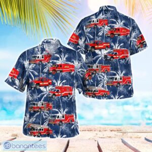 Norton, Massachusetts, Norton Fire Department Aloha Hawaiian Shirt Product Photo 1