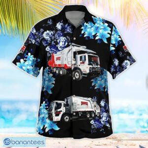 Rumpke Waste & Recycling Truck Beach Hawaiian Shirt Summer Gift Product Photo 2