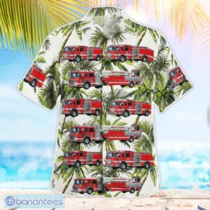 Oxnard, Ventura County, California, Oxnard Fire Department Hawaiian Shirt Button Summer Shirt Product Photo 3